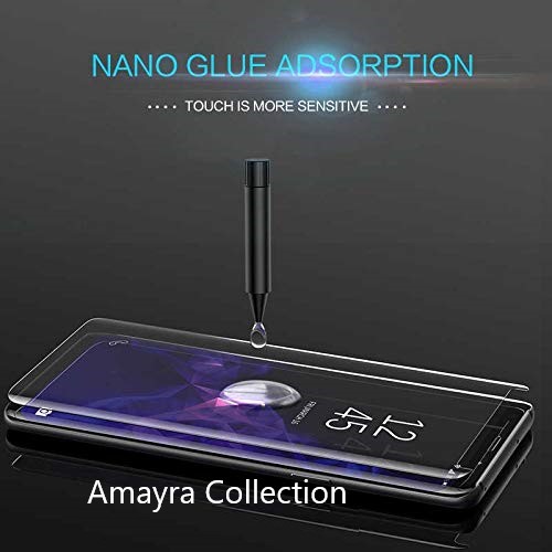 Picture of Samsung Galaxy S22 5G (A+ GRADE) Premium UV Tempered Glass Screen Protector Curved with Liquid Glue and UV Light -Transparent Clear