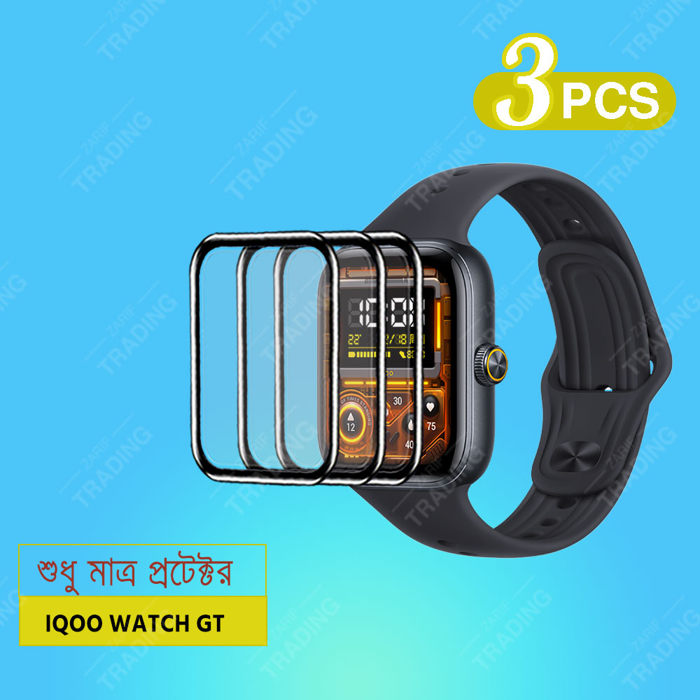 Picture of iQOO watch GT Smart Watch Full Coverage Plastic Screen Protector (5 Pcs)