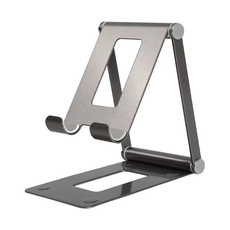 Picture of Adjustable Mobile Phone Holder Adjustable Foldable Portable Stand Foldable Portable Support Stand Full Metal For Mobile Phone (Multicolor)