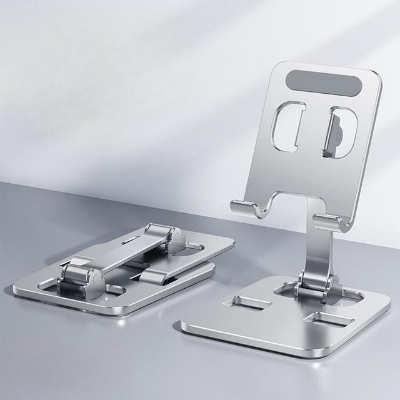 Picture of Adjustable Aluminum Alloy Mobile Phone Stand Holder (Silver)
