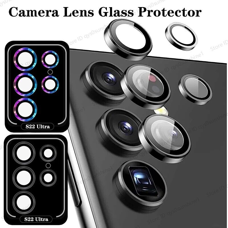 Picture of KUZOOM Camara Lens Protector For Samsung Galaxy S23 Ultra Metal High Quality Glossy finish