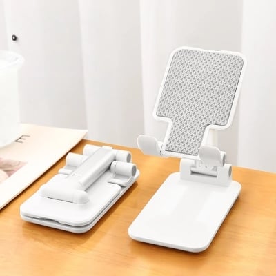 Picture of Adjustable & Foldable Phone Stand Portable Desktop Holder for Smartphones & Tablets (Multicolor)