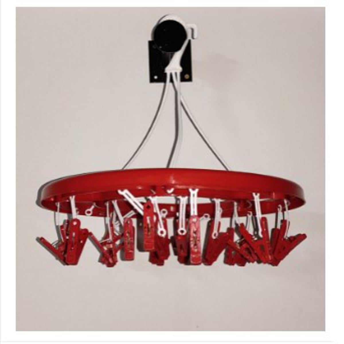 Picture of Round Hanger cloth clip -24 Clip -Red