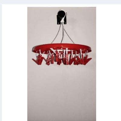 Picture of Round Hanger cloth clip -24 Clip -Red