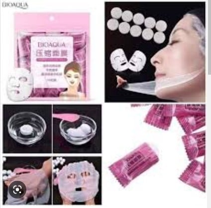 Picture of BIOAQUA Compressed Dry Sheet Mask (50pcs) -Face