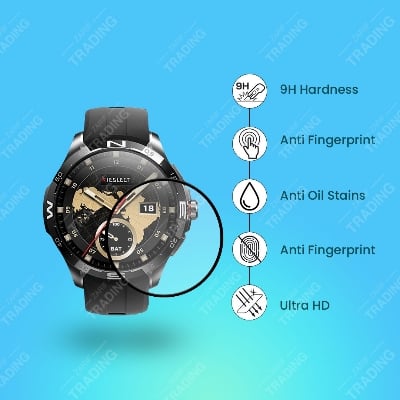 Picture of kieslect Actor Watch Screen Protector HD Clear Ultra-Thin PMMA Full Coverage Scratch & Fingerprint Resistant (5 Pcs)