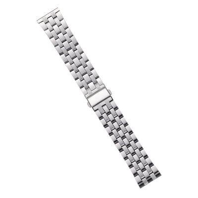 Picture of 22mm Premium Stainless Steel Watch Strap Jubilee Style Two Tone with Butterfly Buckle (Silver,Not Specified)