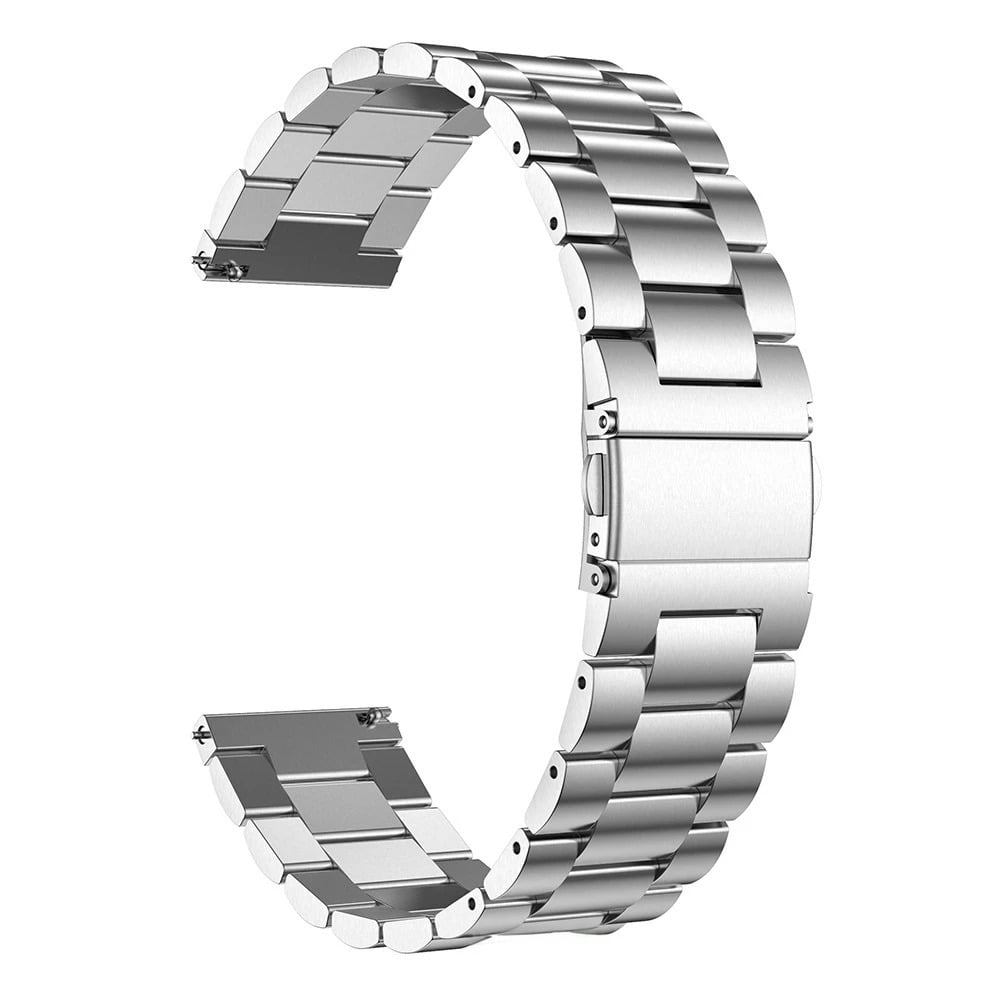 Picture of 20mm Stainless Steel Watch Band Metal Replacement Strap for Smartwatches & Traditional Watches Durable Adjustable & Classic Design (Silver,Not Specified)