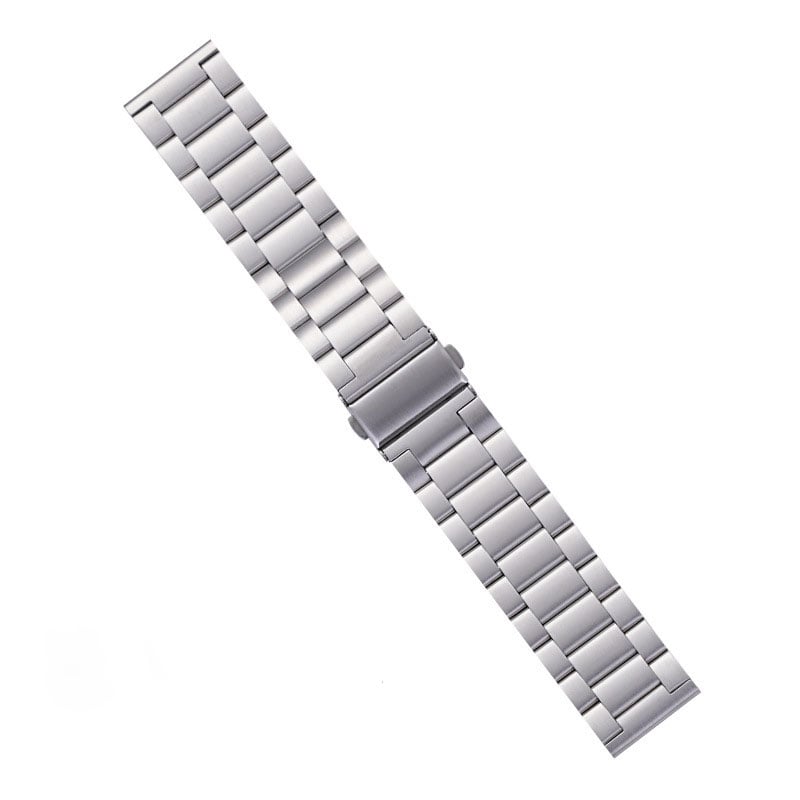 Picture of 20mm Stainless Steel Premium Watch Strap Durable Metal Replacement Band for Smartwatches & Traditional Watches Classic & Adjustable (Silver,Not Specified)