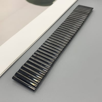 Picture of 22mm Stainless Steel Elastic Stretchable Watch Band Adjustable Metal Strap for Smartwatches & Traditional Watches (Black,Not Specified)
