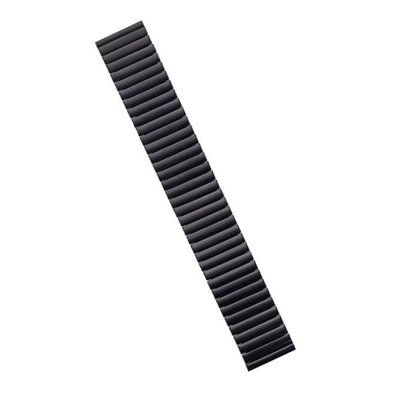 Picture of 22mm Stainless Steel Elastic Stretchable Watch Band Adjustable Metal Strap for Smartwatches & Traditional Watches (Black,Not Specified)