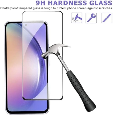 Picture of Samsung Galaxy S23 FE 5G Premium Full Coverage Glass Protector Tempered Glass Screen Protector 9H Hardness