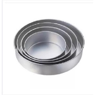 Picture of Round Cake Mold - 4 Pieces Set 5/6/7/8 Inches -Silver