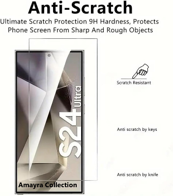Picture of 2in1 Protector Combo Pack for Samsung Galaxy S24 Ultra 5G (A+ GRADE) UV Glass Screen Protector + Camera Protector Lens