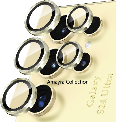 Picture of KUZOOM Camara Lens Protector For Samsung Galaxy S24 Ultra Metal High Quality Glossy finish