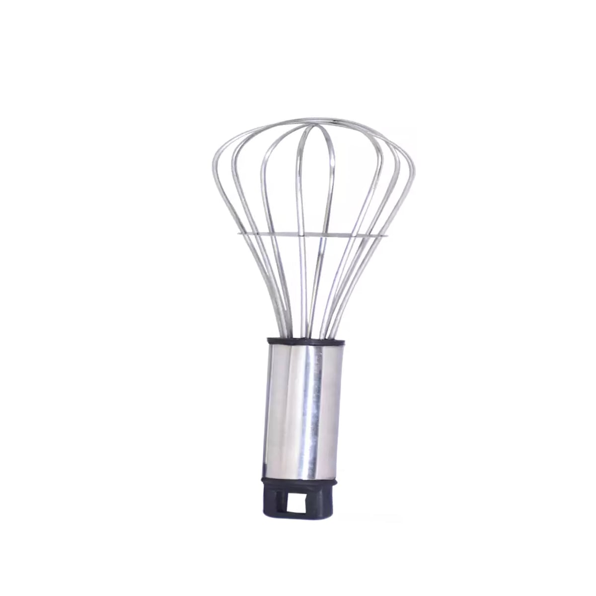 Picture of Heavy Hand Egg beater Silver Handle Egg Whisk Stainless steelll -Silver
