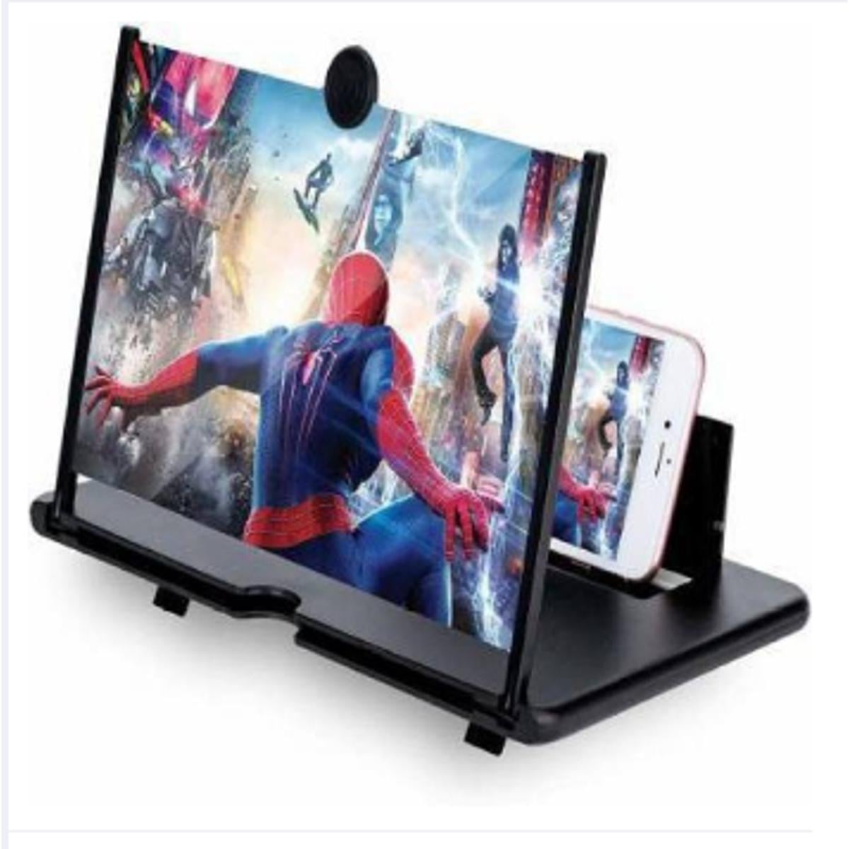 Picture of 3D Glass Magnifier  Screen Amplifier Foldable 3D Glass For Android Phone & Ios -Multicolor