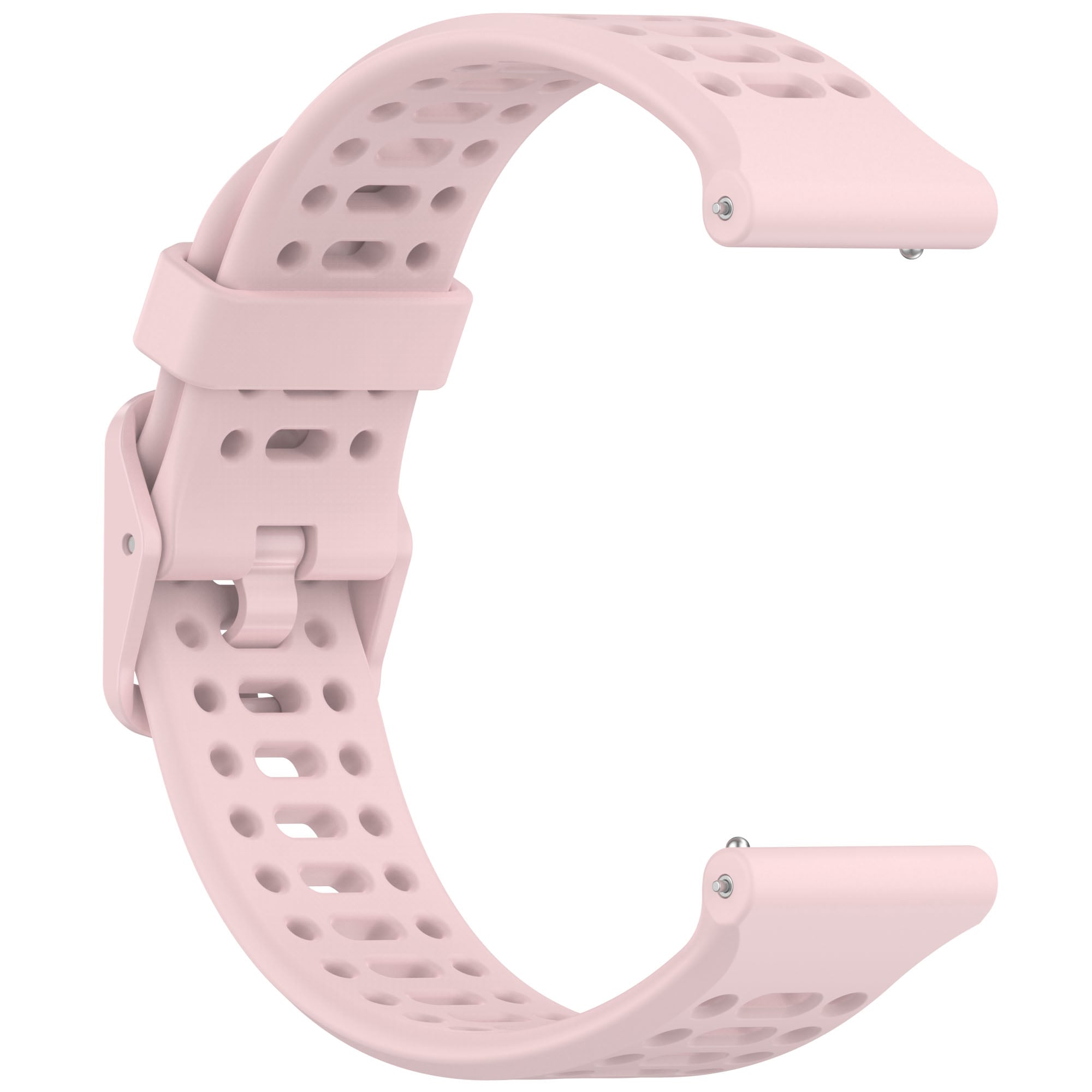 Picture of 20mm Silicone Sports Strap Breathable Durable & Stylish Wristband for Smartwatches & Traditional Watches (Sand Powder,Not Specified)