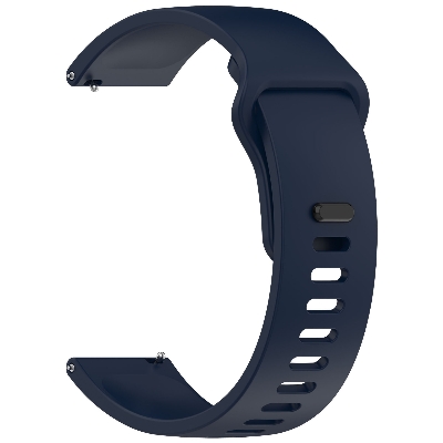 Picture of 22mm Silicone Strap for Smartwatches Compatible with Redmi Watch 5 Lite & Redmi Watch 5 Active (Midnight Blue,Not Specified)