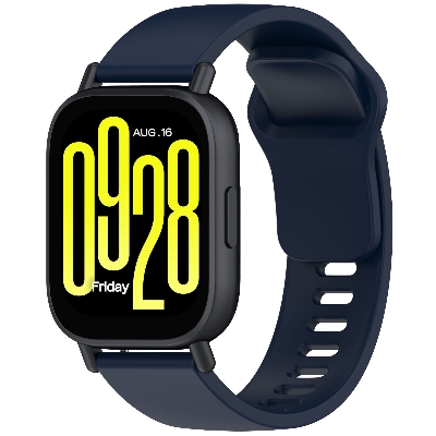 Picture of 22mm Silicone Strap for Smartwatches Compatible with Redmi Watch 5 Lite & Redmi Watch 5 Active (Midnight Blue,Not Specified)