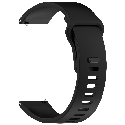 Picture of 22mm Silicone Strap for Smartwatches Compatible with Redmi Watch 5 Lite & Redmi Watch 5 Active (Black,Not Specified)