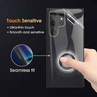 Picture of Samsung Galaxy S24+ 5G / Samsung Galaxy S24 Plus 5G TPU Protective Film Hydrogel Front Poly Protector Screen Protector Anti-Shatter / High Definition (Front Poly)