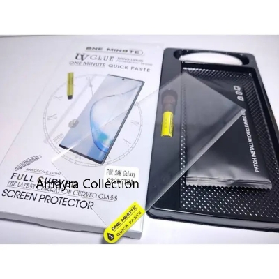 Picture of Samsung Galaxy S23+ 5G / Samsung Galaxy S23 Plus 5G(A+ GRADE) Premium UV Tempered Glass Screen Protector Curved with Liquid Glue and UV Light -Transparent Clear