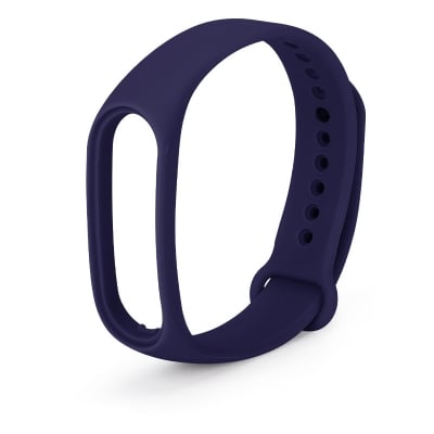 Picture of Mi Band 5/6/7 Replacement Silicone Strap – Soft, Colorful & Comfortable Wristband for Xiaomi Smartwatch, suitable for Men & Women (Midnight Blue,Not Specified)