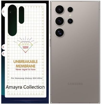 Picture of Samsung Galaxy S24 Ultra 5G Full HD Crystal Clear Back Shield Protection Back Screen Protector (Back Poly)
