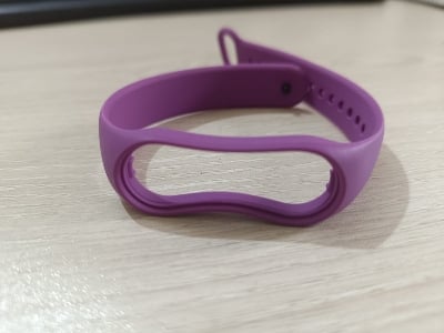 Picture of Mi Band 5/6/7 Replacement Silicone Strap – Soft, Colorful & Comfortable Wristband for Xiaomi Smartwatch, suitable for Men & Women (Purple,Not Specified)