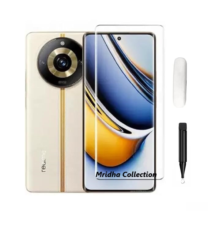 Picture of 3in1 Protector Combo Pack for Realme Narzo 60 Pro 5G (A+ GRADE) UV Glass Screen Protector+Back Protector Film+Camera Glass Protector)