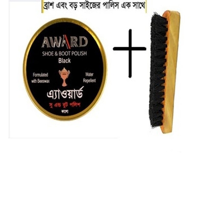 Picture of 2X Combo Shoe Polish AWARD 40 GM And Wooden Brush Combo pack