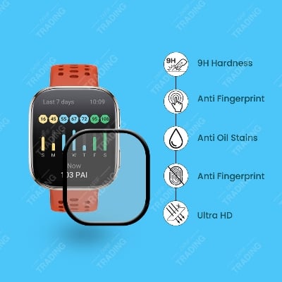 Picture of Amazfit Bip 6 PMMA Flexible Screen Protector – Ultra Clear, Shatterproof & Scratch Resistant Smartwatch Guard (1 Pcs)