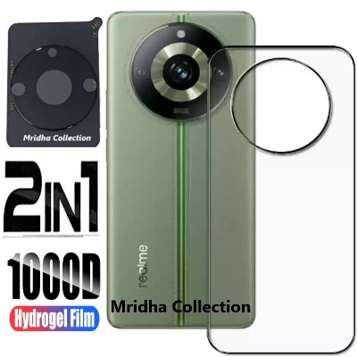 Picture of 2in1 Back Protector Combo Pack for Realme Narzo 60 Pro 5G (Back Hydrogel Poly Protector+9h Camera Lens Protector)