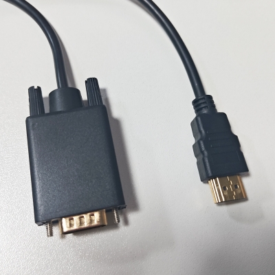 Picture of Premium 6ft HDMI to VGA Adapter Cable – Full HD 1080p Converter for Laptop, PC, Monitor & Projector (Black)