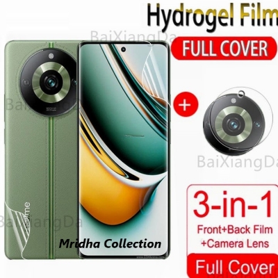 Picture of 3in1 Protector Combo Pack for Realme Narzo 60 Pro 5G (Front Hydrogel Screen Protector Poly+Back Hydrogel Poly Protector+Camera Lens Protector)