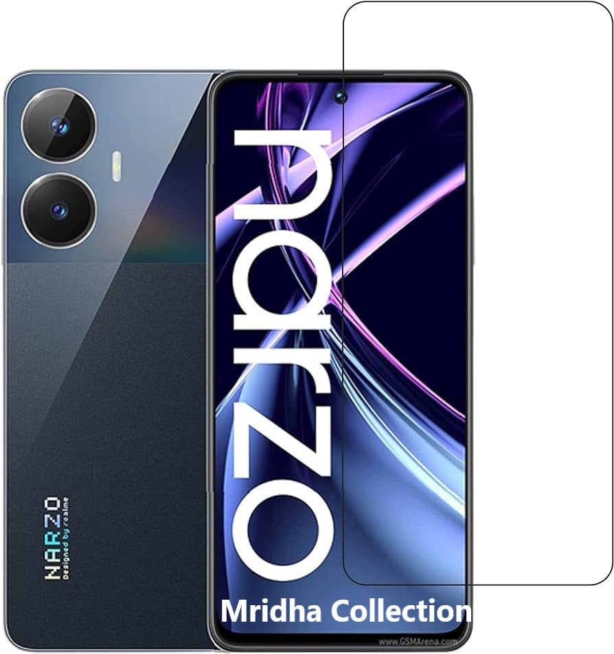 Picture of 2in1 Protector Combo Pack for Realme Narzo N55 (Clear Screen Protector Glass+9h Camera Lens Protector)