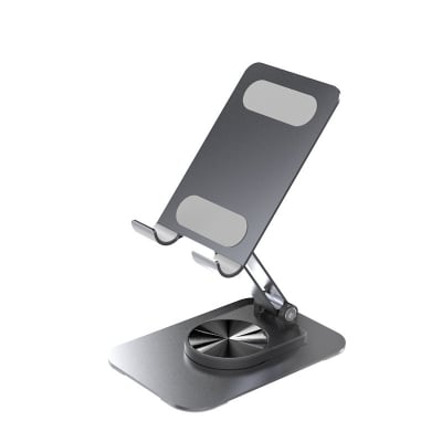 Picture of Phone Stand for Desk – 360° Rotating, Adjustable & Foldable Holder (Black)