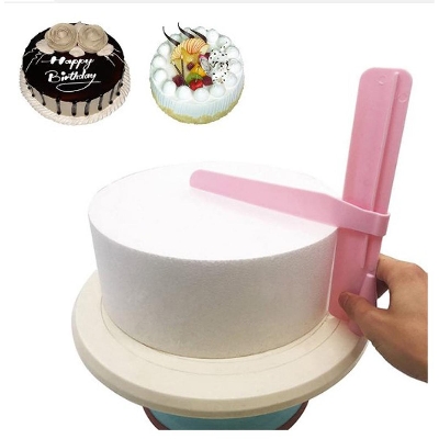 Picture of Adjustable Height Cake Smoother Cream Scraper Spatula Baking Cake Surface Smoother Tool -Multicolor