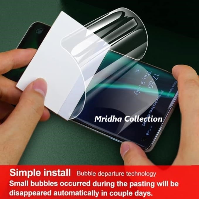 Picture of Realme Narzo 60 5G TPU Protective Film Hydrogel Front Poly Protector Screen Protector Anti-Shatter / High Definition (Front Poly)