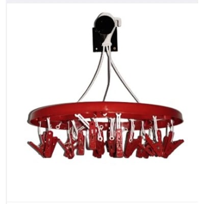 Picture of Clip-24 clip of round hanger cloth -Red