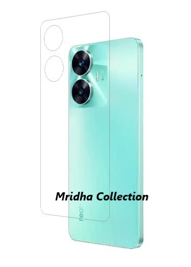 Picture of 3in1 Protector Combo Pack for Realme Narzo N55 (Clear Screen Protector Glass+Back Hydrogel Protector Poly+Camera Lens Protector)