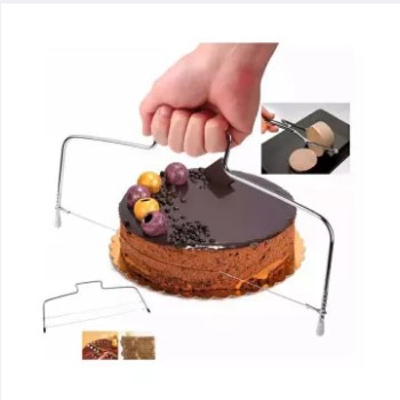 Picture of Hot kitchen tools stainless steel wire cutter cake cutter bread cutting leveler -Silver