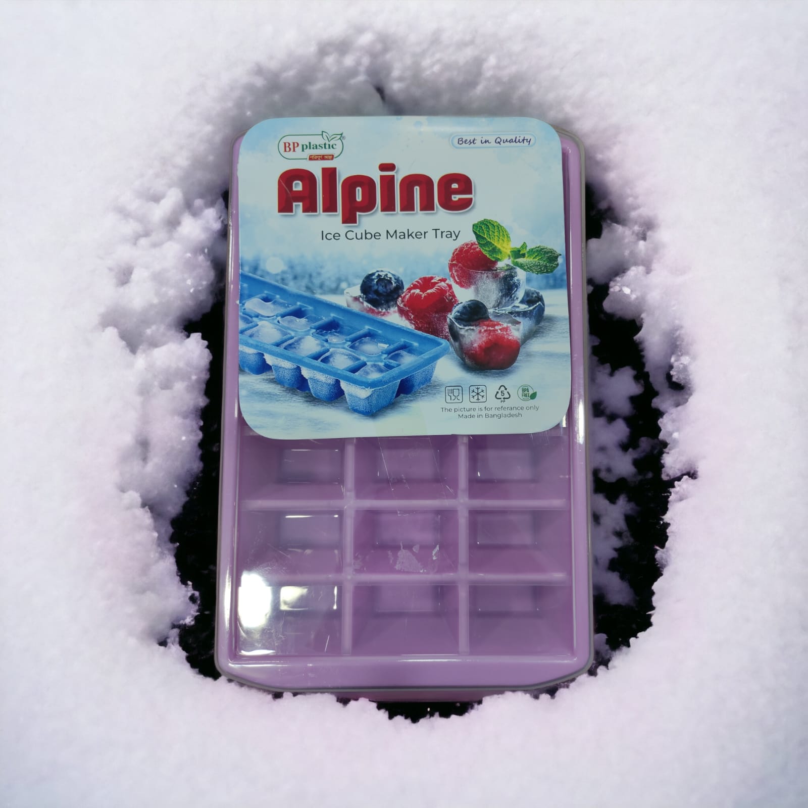 Picture of Ice Cube Maker Tray 21 Grid BP Ice Box For Freezing -Multicolor