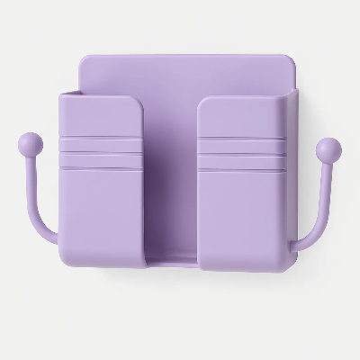 Picture of Wall Mounted Multipurpose Storage Box SMALL/MEDIUM/LARGE | Remote & Mobile Phone Holder | Pen Organizer for Home & Office | Multi Colour (Medium)
