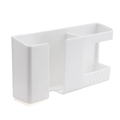 Picture of Wall Mounted Multipurpose Storage Box SMALL/MEDIUM/LARGE | Remote & Mobile Phone Holder | Pen Organizer for Home & Office | Multi Colour (Large)