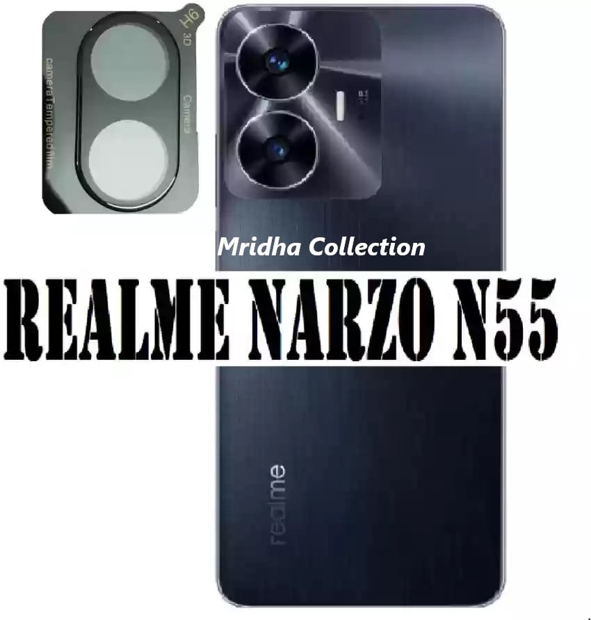 Picture of 2in1 Protector Combo Pack for Realme Narzo N55 (Front Hydrogel Screen Protector Poly+9h Camera Lens Protector)