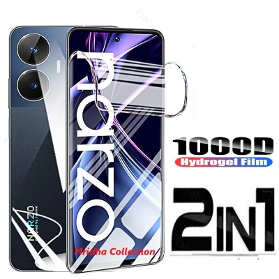 Picture of 2in1 Protector Combo Pack for Realme Narzo N55 (Front Hydrogel Protector Poly+Back Hydrogel Protector Poly