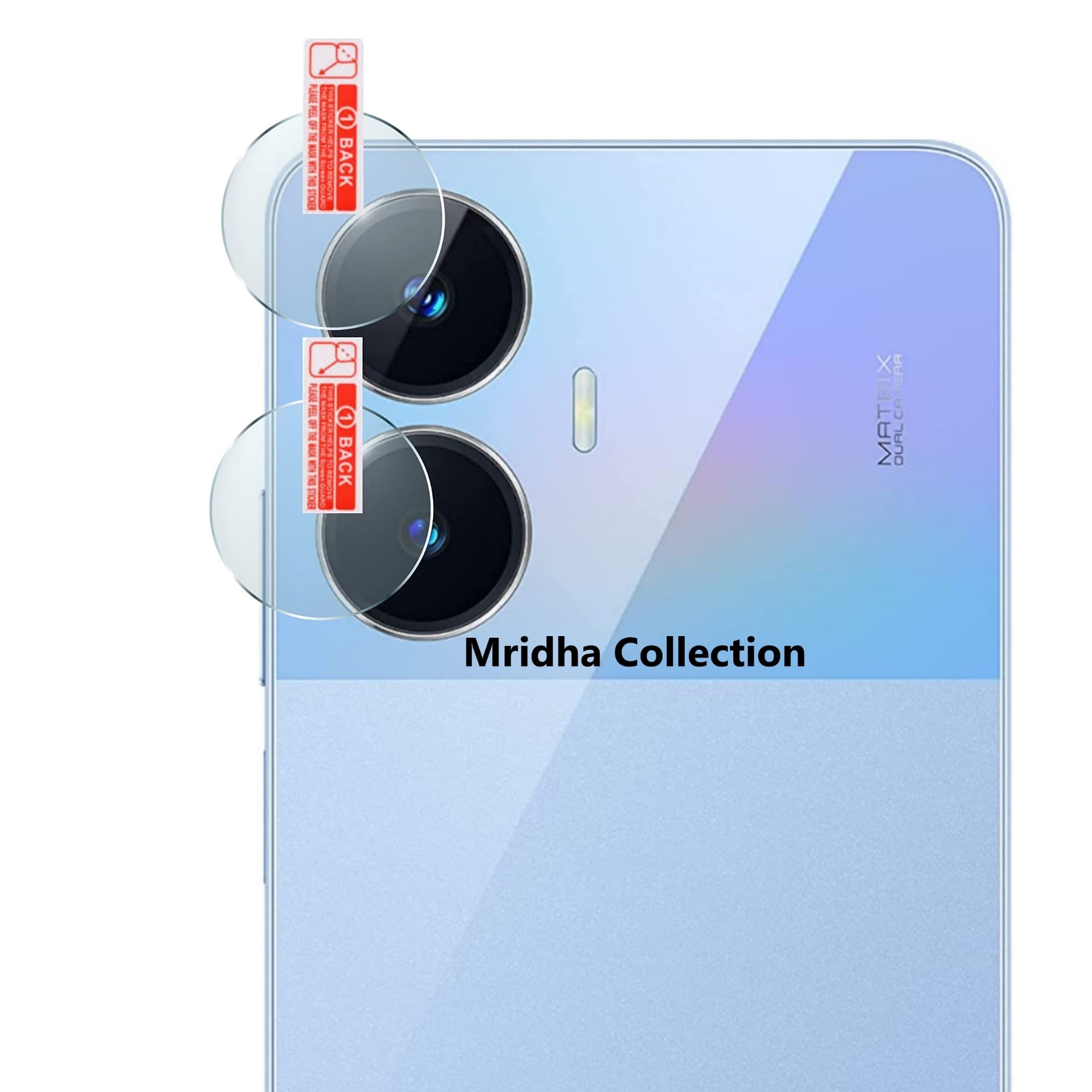 Picture of 2in1 Protector Combo Pack for Realme Narzo N55 (Premium Full Screen Protector Glass+Camera Lens Protector)