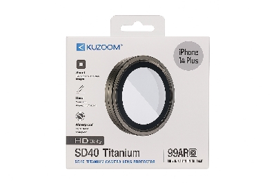Picture of KUZ00M 99AR HD Titanium Camera Lens Protector for iPhone 14 Plus – Anti-Scratch, Waterproof, Ultra HD Clarity (iPhone 14 Plus)